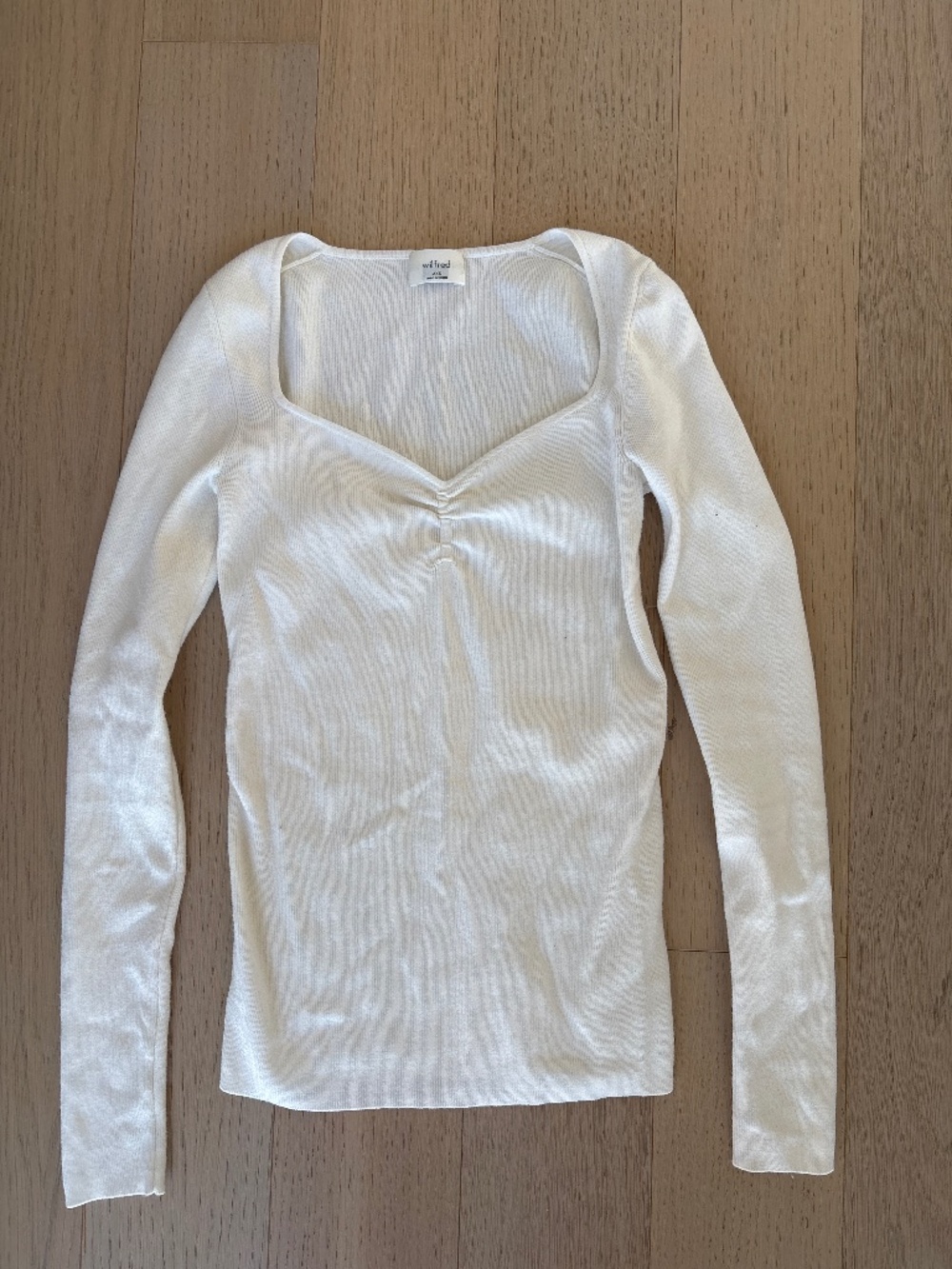 Wilfred 2xs long sleeve knit top